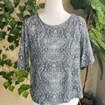 Michael Stars Snake Print short sleeve shirt | small Photo 0