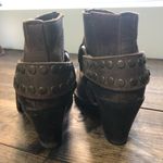 Jeffrey Campbell  Nation Harness Leather Heel Booties Brown Size 6 Photo 1