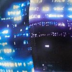 Milly 3/$20  Bella City Scape Satin spaghetti V-neck Top made in USA Photo 4