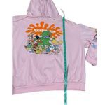 Nickelodeon light pink classic cartoons graphic hoodie XL rugrats hey Arnold inv Photo 7