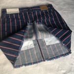 American Eagle New mini denim skirt, stripes pattern, size 0 Photo 8