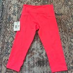 Zyia  Active Hot Pink Zipper Pocket Light n Tight Hi-Rise Crop 17" NWT Size 4 Photo 10