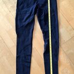 🌺 VINA Black Low Rise (8 in) Leggings, Mesh Panel Style Detail, Size S Photo 8