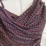 MiracleSuit  Sz 14 Sanibel One Piece Swimsuit Red/White/Blue Slimming Ruched EUC Photo 2