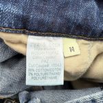 Rag and Bone  Denim Raw-Hem Cropped Kick Flare Overalls Photo 9