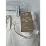 Madewell NWT  Tile White The Perfect Vintage Wide Leg Crop Jeans Size 33 Petite Photo 7