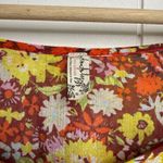 Free People bodysuit floral ruffled long sleeve bell sleeve polka dot chiffon XS Photo 3