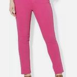 Lauren Ralph Lauren Pink Modern Straight Jeans Size 10 LRL Logo Classic Luxury Photo 1