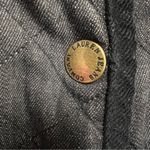 Ralph Lauren Lauren Jeans Co quilted grey lined denim barn style jacket size medium Photo 5