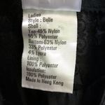 Obermeyer Vintage 2 pc Ski Jacket Pants Ski Suit Black Brocade Gold 80s 12P Photo 5