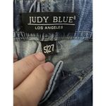 Judy Blue  Women Jeans Size 5/27 Stretch Waist Straight Leg Denim Med Big Pockets Photo 2
