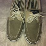 Sperry  Top Sider two tone khaki shoes Photo 2