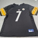Reebok Ben Roethlisberger XL Top #7 NFL Pittsburgh Steelers Jersey Black Photo 10