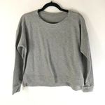 Onzie  Womens Top Sweatshirt Pullover Scoop Neck Long Sleeve Gray Size S Photo 0