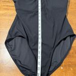 ANDIE Black  Ribbed The Malibu One Piece Long Torso In Large Tall  Photo 6