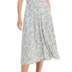 Alfani Printed Black & White Tank Top Midi Waves Dress Photo 0