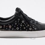 Chico's Chico’s Leather Studded Sneakers Photo 0