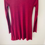 Urban Outfitters BDG Long Sleeve Ribbed Dress Maroon Sz Medium Photo 7