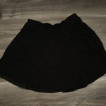 Black Crochet Lace Mini Skirt Photo 0