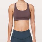 Lululemon Invigorate Bra Vintage Grape Racerback Training Sports Bra Sz 4 Photo 3