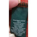 Ralph Lauren Lauren Jeans Co. Womens Size S 3/4 Sleeve Top Notch Neck‎ Red Photo 2