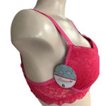 Massam Size Large Hot Pink Lace Underwire Bra. Made in Brazil New with Tags. Photo 3