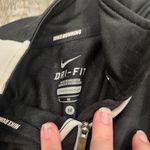 Nike Dri-Fit Black Half-Zip Long Sleeve Athletic Top Size Medium Photo 2