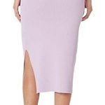 The Drop Women’s Vera slim side slit midi sweater skirt Photo 1