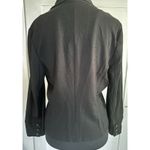 CAbi Cropped Double Breasted Blazer Black Knit Colette Buttons Women’s Sz M Photo 5