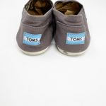 Toms  Canvas Gray Women's Slip On Shoes in size 9 Photo 2