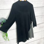 Calvin Klein  Black & Gray Mock Neck Color Block Sweater Dress Size XL Photo 1