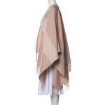 SOIA & KYO  Striped Cape‎ Wrap in Pale Pink One Size Photo 2