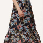 Loft Floral Off-Shoulder Maxi Dress Babydoll Butterfly Y2K Milkmaid Romantic XS Photo 0