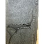 PacSun  Women's Distressed Dad Jeans Straight High Rise Button Fly Size 25 Black‎ Photo 1