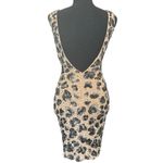 Jovani NWT Sz.00  Mini Sequin Leopard Print Cocktail Formal Dress bodycon sparkle Photo 1