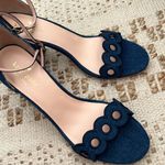 Kate Spade  Orson Denim Eyelet Heels Blue Wedding Prom Photo 7