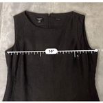 Talbots Women’s Irish Linen Boatneck Sheath Black Dress 4P Photo 1