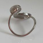 BaubleBar Silver Pavé Crystal Adjustable Ring Photo 1