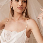 Sachin + Babi NWT  Carrie Partially Embellished Bodice Jumpsuit in Ivory Size 4 Photo 2