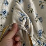 Old Navy NWT white & blue floral baby doll mini dress SZ M Peasant Photo 8