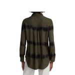 Rails  Black Waves Blouse Hunter Olive Size M Photo 11
