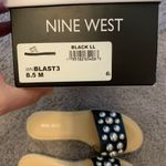 Nine West Blast 3 Studded Flat Espadrille Faux Leather Women’s Shoes Size 8.5 Photo 2