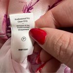 Cinq à Sept NEW NWT Cinq A Sept Raya Cowl Floral Silk Ruffle Dress Vibrant Plum Multi Pink Photo 13