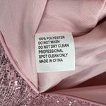 Mac Duggal NWT Sequined Strapless Faux Bow Column Gown Rose Pink 11284 Sz 4 Photo 11