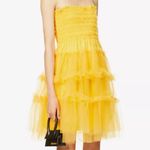 AMY LYNN
Willow strapless woven mini dress Yellow Photo 3