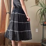 Cathy Daniels  Black and White Polka Dot Midi Skirt Photo 5