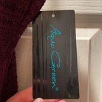 Aqua Green  Plum Perforated One Piece Swimsuit Photo 3