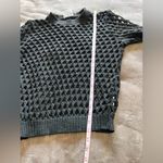 ROUGH LOS ANGELES Black Crochet Pullover Crewneck Sweater Women’s Sz S EUC Photo 5