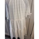 TRIBAL FEMME Women's Dress White Midi Romantic Flowy Size Medium Photo 2