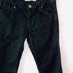 ZARA Basic Z1975 Black Low Rise Frayed Ankle Skinny Jeans Photo 3